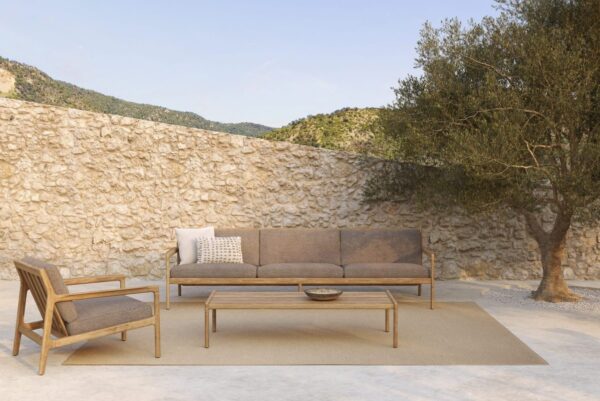 ETHNICRAFT - Jack Udendørs Sofa 3+ Seater, Mocha - Billede 5