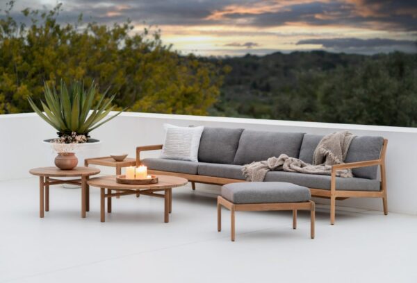 ETHNICRAFT - Jack Udendørs Sofa 3+ Seater, Mocha - Billede 4