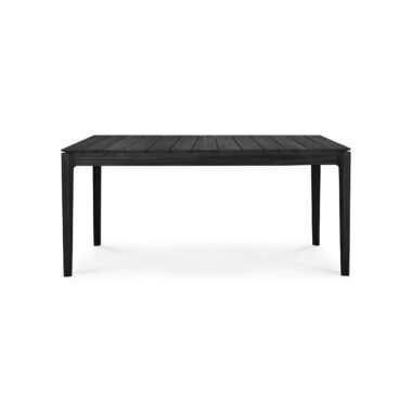 ETHNICRAFT - Bok Havebord, Sort Teak 162x80