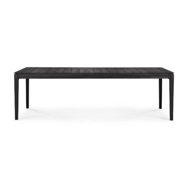 ETHNICRAFT - Bok Havebord, Sort Teak 250x100