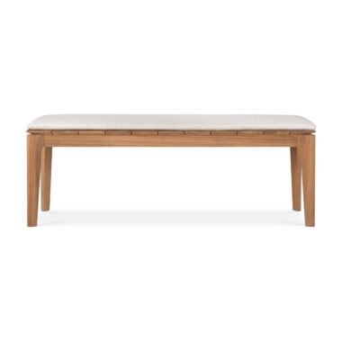 ETHNICRAFT - Bok Udendørsbænk 2 Pers. Off White