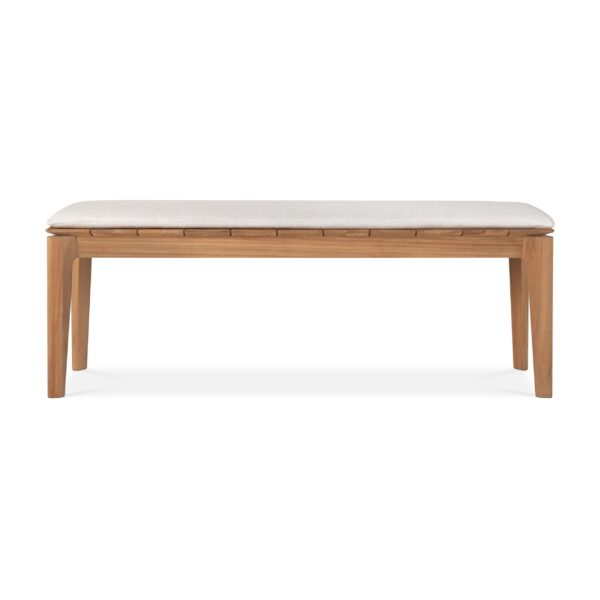 ETHNICRAFT - Bok Udendørsbænk 2 Pers. Off White