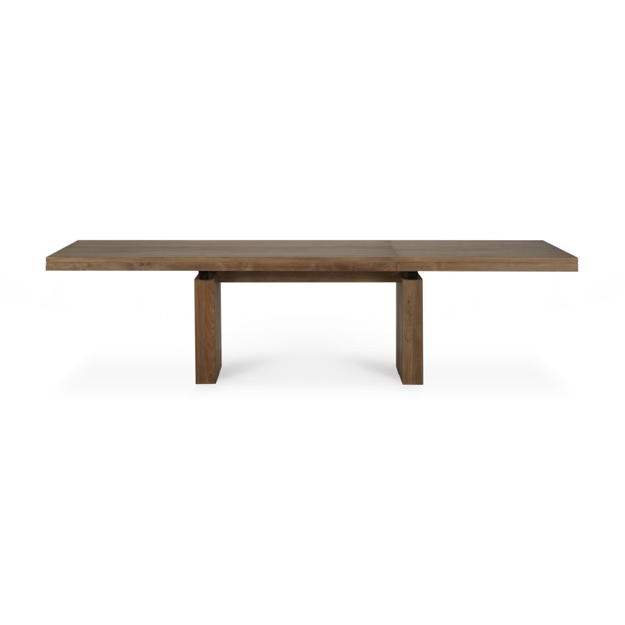 ETHNICRAFT - Double Spisebord M. Udtræk, Teak 200/300x100
