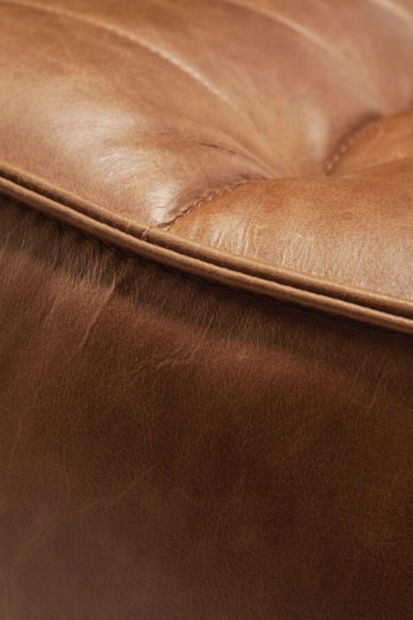 ETHNICRAFT - N701 Puf, Old Saddle - Billede 3