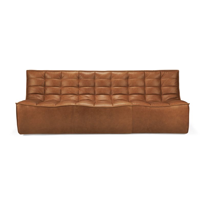 ETHNICRAFT - N701 Sofamodul 3 Seater, Old Saddle
