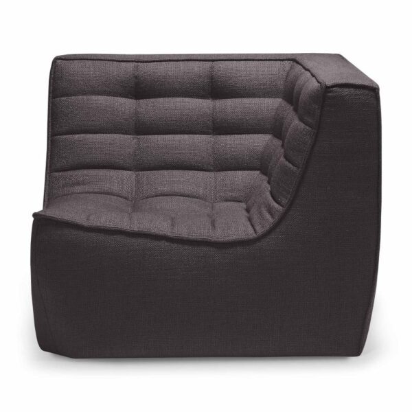 ETHNICRAFT - N701 Sofamodul Hjørne, Dark Grey - Billede 2