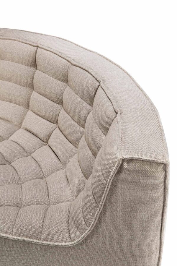 ETHNICRAFT - N701 Sofamodul Hjørne, Beige - Billede 3