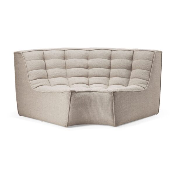 ETHNICRAFT - N701 Sofamodul Hjørne, Beige