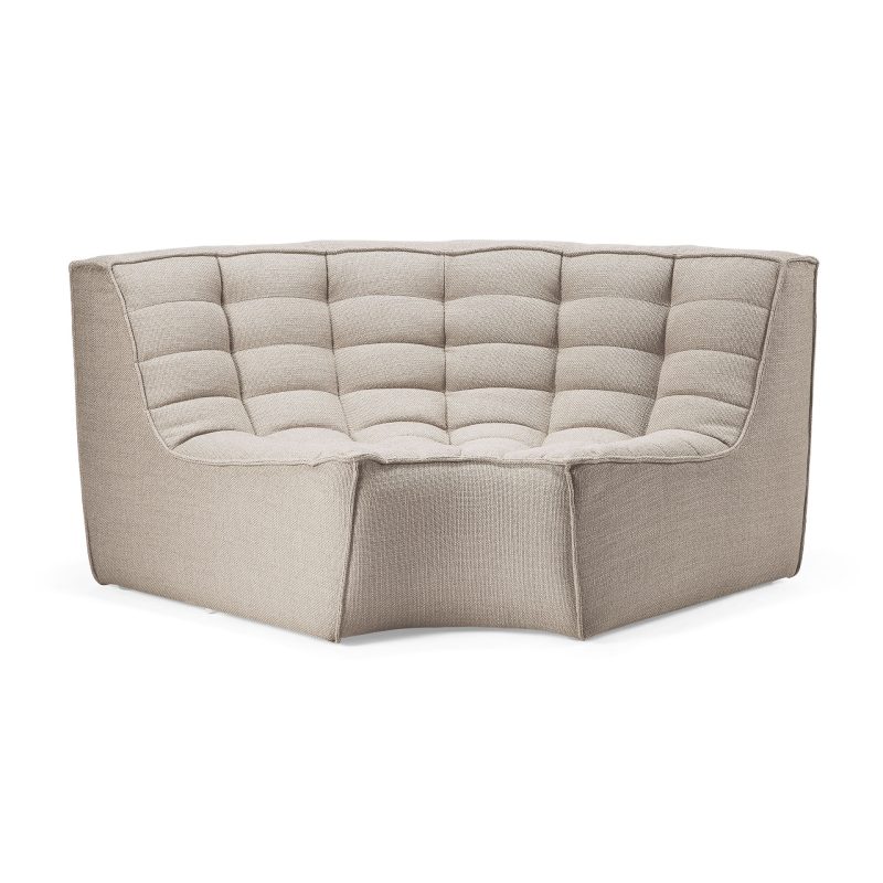 ETHNICRAFT - N701 Sofamodul Hjørne, Beige