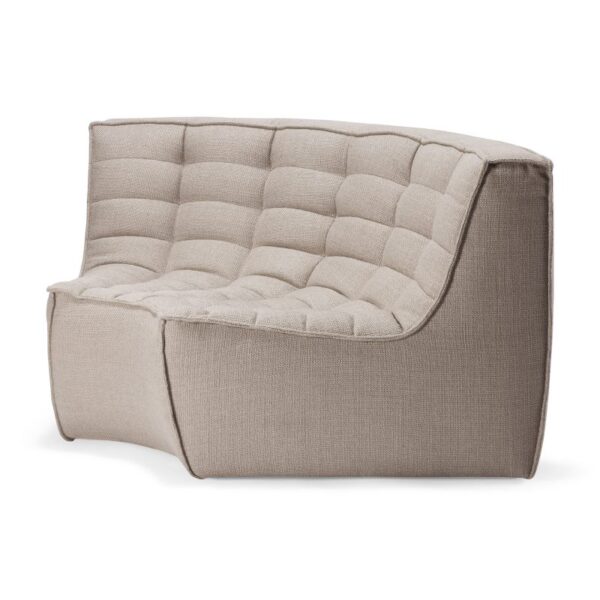 ETHNICRAFT - N701 Sofamodul Hjørne, Beige - Billede 2