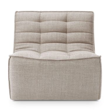 ETHNICRAFT - N701 Sofamodul 1 Seater, Beige