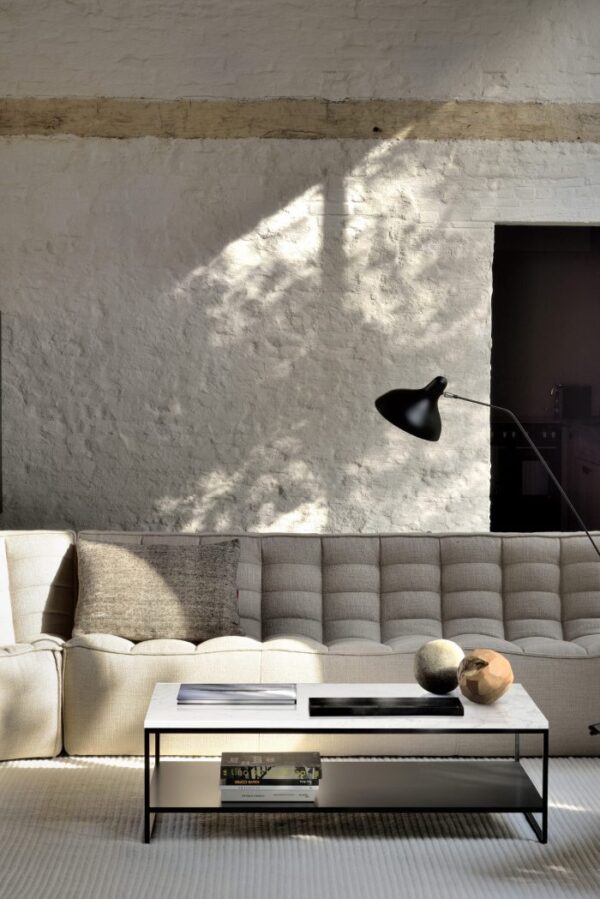 ETHNICRAFT - Stone Sofabord 120x70, White Carrara - Billede 3