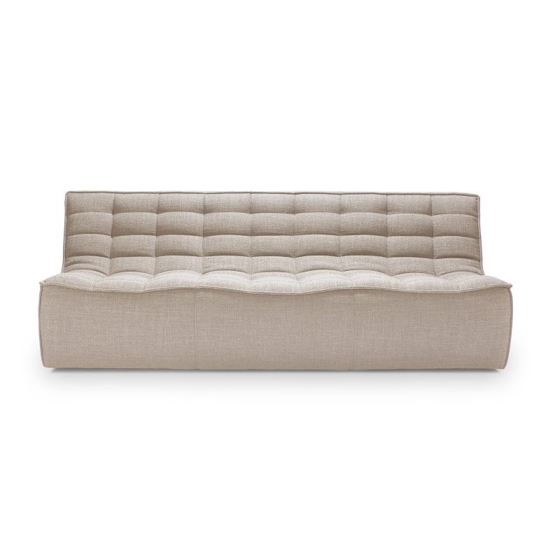 ETHNICRAFT - N701 Sofamodul 3 Seater, Beige