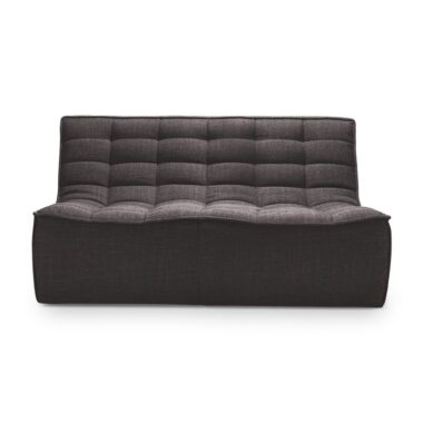 ETHNICRAFT - N701 Sofamodul 2 Seater, Dark Grey