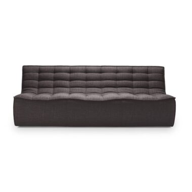 ETHNICRAFT - N701 Sofamodul 3 Seater, Dark Grey