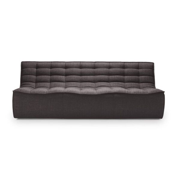 ETHNICRAFT - N701 Sofamodul 3 Seater, Dark Grey