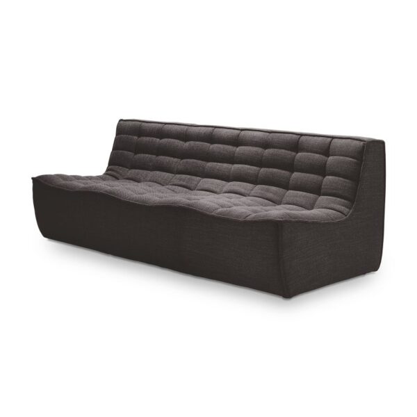 ETHNICRAFT - N701 Sofamodul 3 Seater, Dark Grey - Billede 2