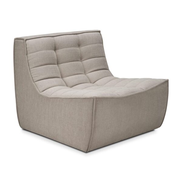 ETHNICRAFT - N701 Sofamodul 1 Seater, Ecru Eco - Billede 4