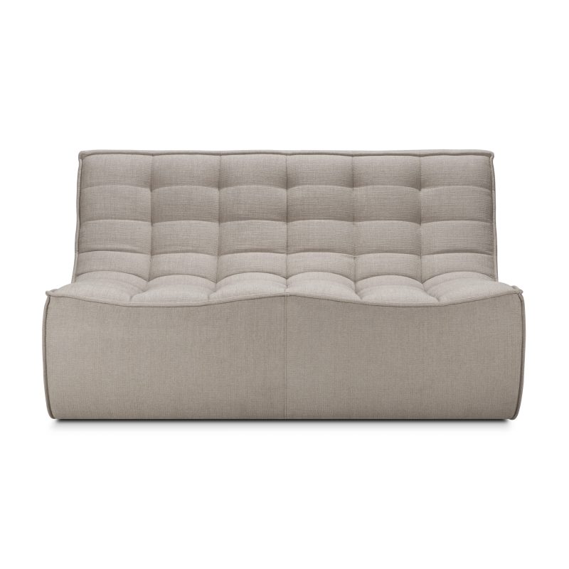 ETHNICRAFT - N701 Sofamodul 2 Seater, Ecru Eco