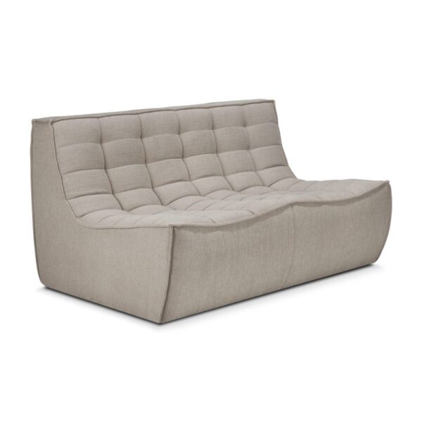 ETHNICRAFT - N701 Sofamodul 2 Seater, Ecru Eco - Billede 2