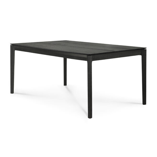 ETHNICRAFT - Bok Spisebord, Sort Eg 160x80 - Billede 2