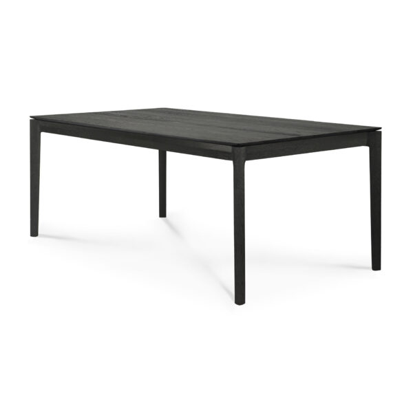 ETHNICRAFT - Bok Spisebord, Sort Eg 180x90 - Billede 2