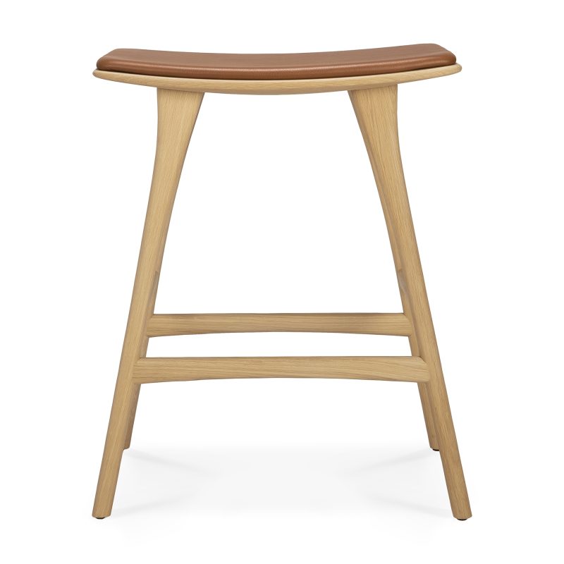 ETHNICRAFT - Osso Barstol H67, Cognac Læder