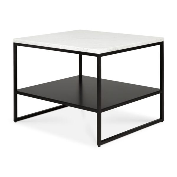 ETHNICRAFT - Stone Sidebord 60x53, White Carrara - Billede 2