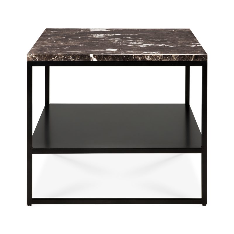 ETHNICRAFT - Stone Sidebord 60x53, Dark Emperador