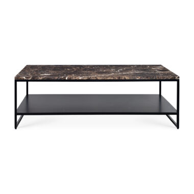 ETHNICRAFT - Stone Sofabord 120x70, Dark Emperador