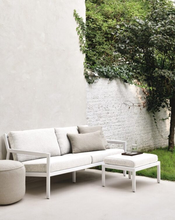 ETHNICRAFT - Jack Udendørs Sofa 2+ Seater, Off White - Billede 3
