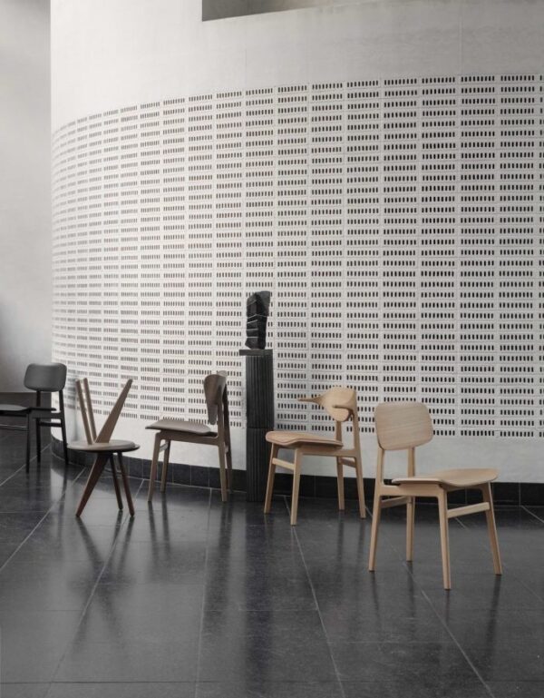 NORR11 - Bufala Spisebordsstol, Natural/Dunes Anthracite - Billede 3
