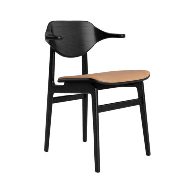 NORR11 - Bufala Spisebordsstol, Sort/Dunes Camel