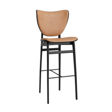 NORR11 - Elephant Barstol H75, Sort/Dunes Camel