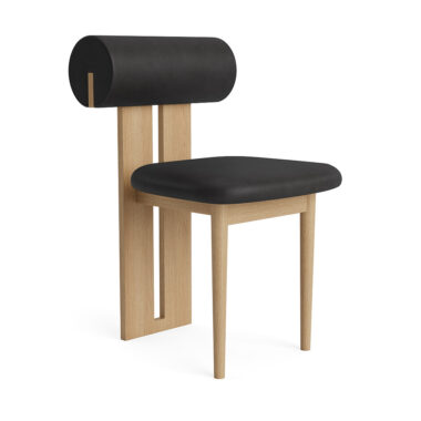 NORR11 - Hippo Spisebordsstol, Natural/Dunes Anthracite