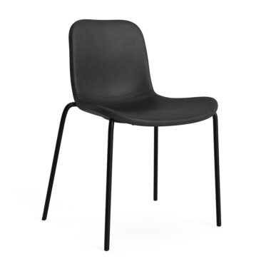 NORR11 - Langue Spisebordsstol, Sort/Dunes Anthracite