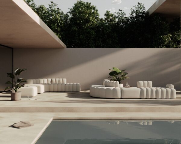 NORR11 - Studio 7 Udendørs Sofa, Savane Coconut - Billede 2