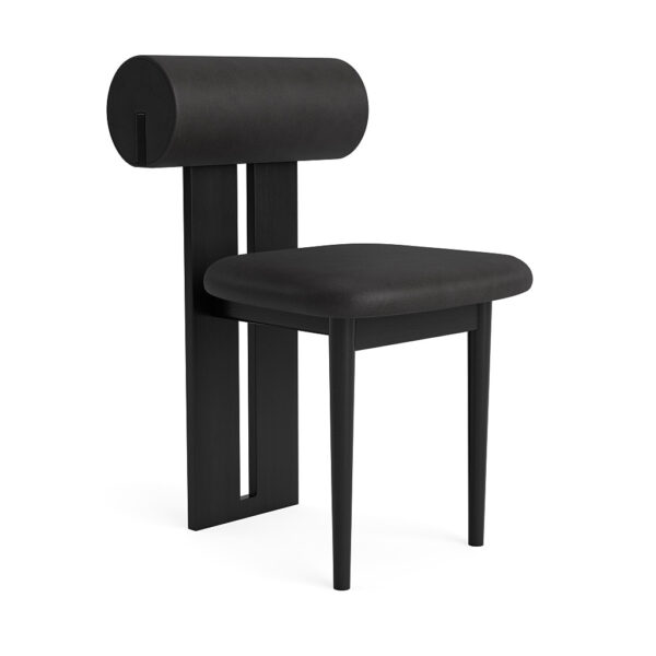NORR11 - Hippo Spisebordsstol, Sort/Dunes Anthracite