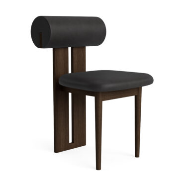NORR11 - Hippo Spisebordsstol, Dark Smoked/Dunes Anthracite