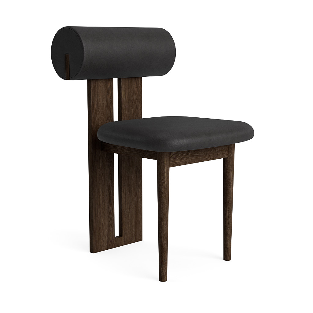 NORR11 - Hippo Spisebordsstol, Dark Smoked/Dunes Anthracite
