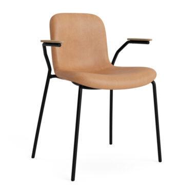 NORR11 - Langue Spisebordsstol, Light Smoked/Dunes Camel