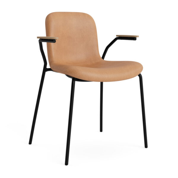 NORR11 - Langue Spisebordsstol, Light Smoked/Dunes Camel