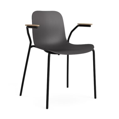 NORR11 - Langue Spisebordsstol, Natural/Anthracite