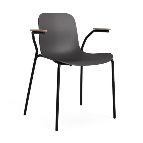 NORR11 - Langue Spisebordsstol, Natural/Anthracite
