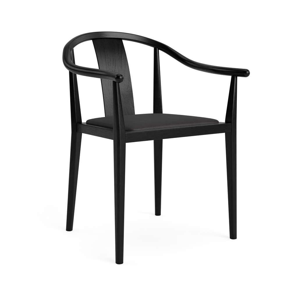 NORR11 - Shanghai Armchair, Sort/Dunes Anthracite