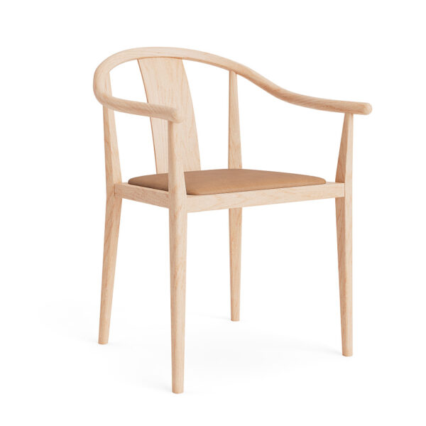 NORR11 - Shanghai Armchair, Natural/Dunes Camel