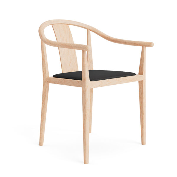 NORR11 - Shanghai Armchair, Natural/Dunes Anthracite
