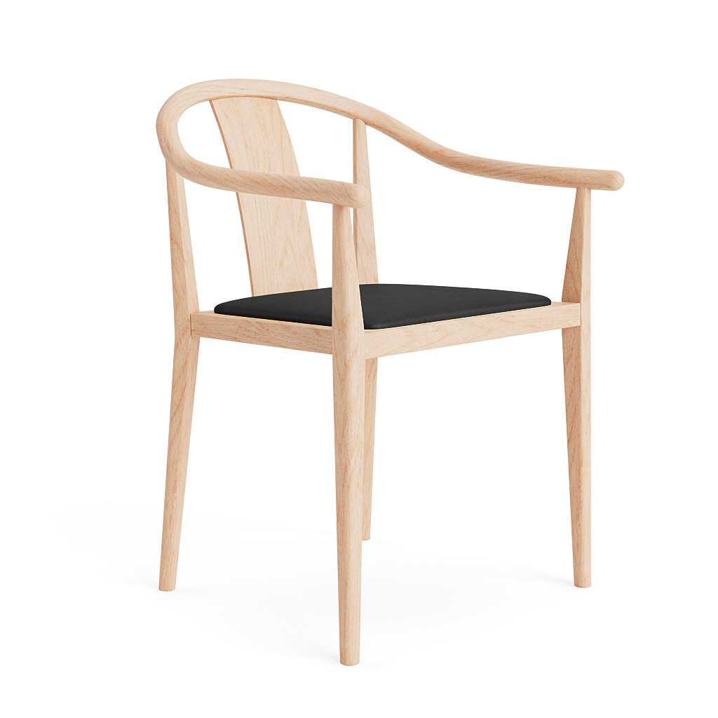 NORR11 - Shanghai Armchair, Natural/Dunes Anthracite