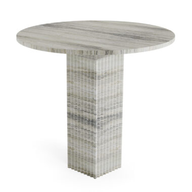NORR11 - SoHo Spisebord Ø80, Silver