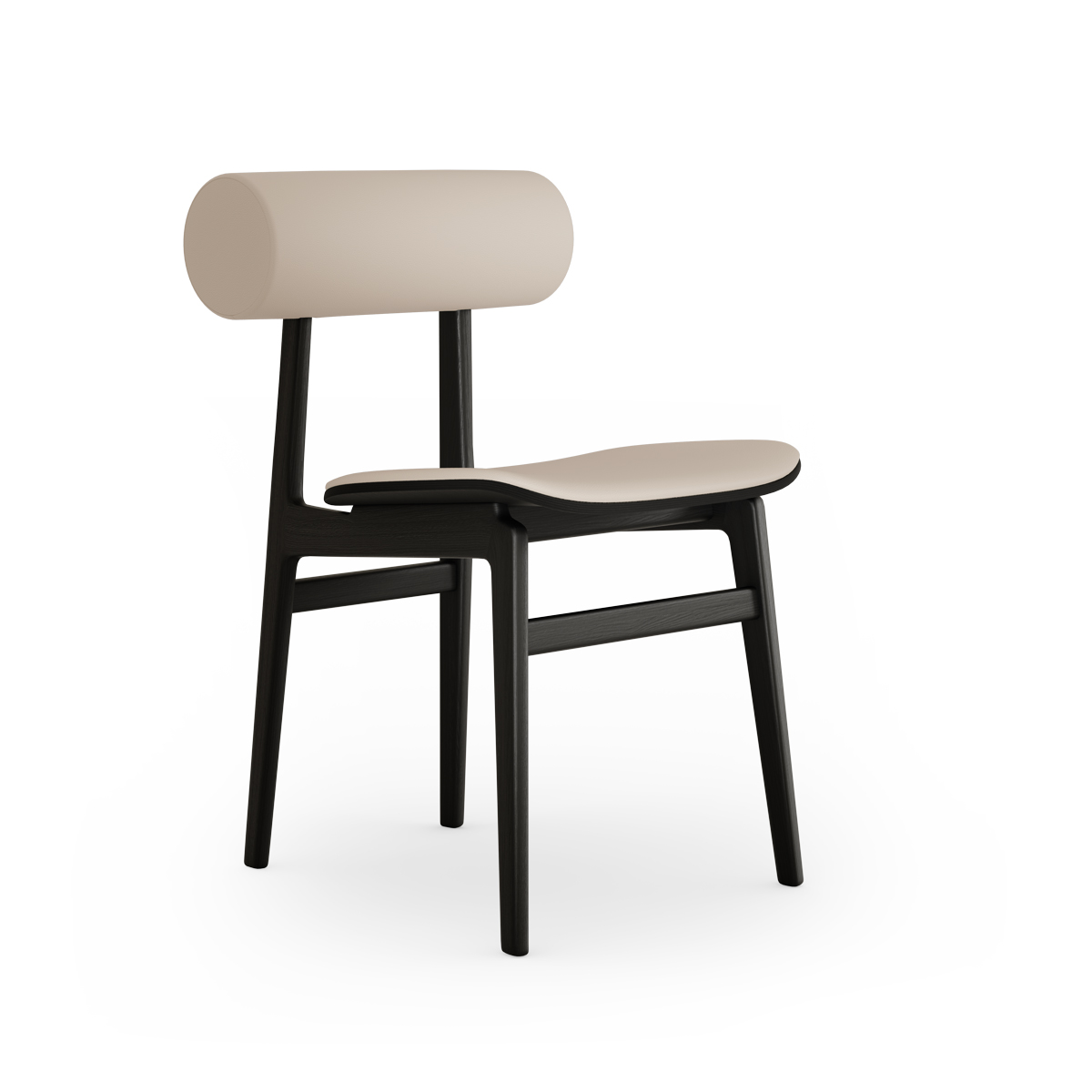 NORR11 - Totem Spisebordsstol, Sort/Terra Lime